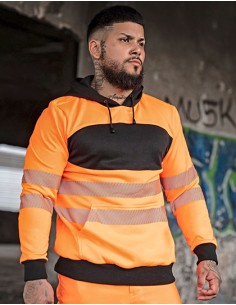 K-EOSHO-EOS Hi-Vis Workwear Hoody With Printing Area