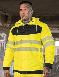 K-EOSP-EOS Hi-Vis Workwear Parka With Printing Area
