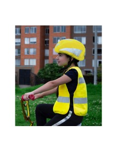 K-FH100G-Hi-Vis Bicycle-Helmet Cover Maastricht
