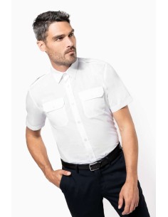 K-KA503-MEN'S SHORT-SLEEVED PILOT SHIRT