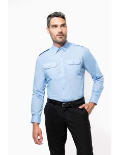 K-KA505-MEN'S LONG-SLEEVED PILOT SHIRT