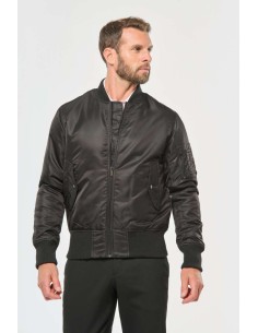 K-KA613-REVERSIBLE BOMBER JACKET