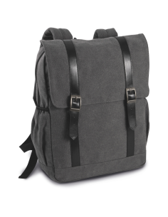 K-KI0143-FLAP-TOP CANVAS BACKPACK
