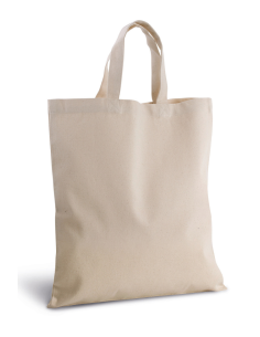 K-KI0249-COTTON CANVAS SHOPPER BAG