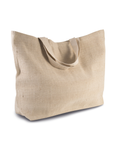 K-KI0260-RUSTIC JUCO LARGE HOLD-ALL SHOPPER BAG