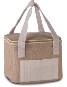 K-KI0352-JUTE COOL BAG - SMALL SIZE