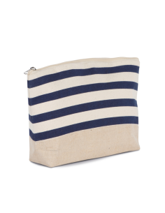 K-KI0752-NAUTICAL PRINT ACCESSORIES POUCH