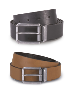 K-KP812-RAW EDGE LEATHER BELT - 35MM