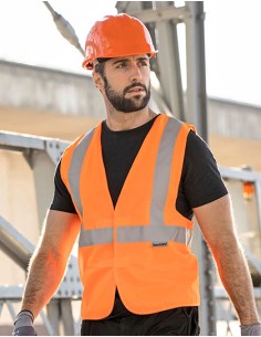 K-KXDR-Hi-Vis Safety Vest With 3 Reflective Stripes Bremen