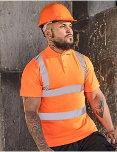 K-KXPCPOLO-High-End Polycotton Hi-Vis Polo Shirt Cambridge