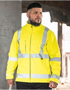 K-KXSSHJ-Hi-Vis Safety Softshell Jacket Turku