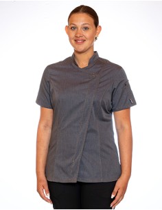 L-DF145-Ladies Aysematric Jacket