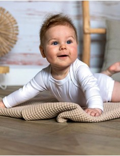 L-ROM550-Long Sleeve Baby Bodysuit Polyester