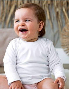 L-T550-Long Sleeve Baby T-Shirt Polyester