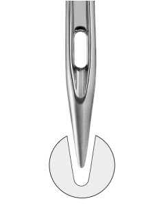 M-021070HR-Needles 70 With Half Round Needle Point (100 pcs)