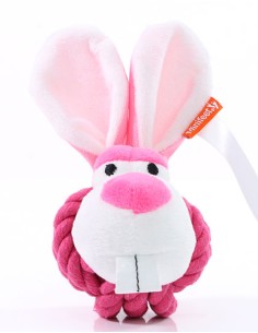 M-M170021-MiniFeet® Dog Toy Knotted Animal Rabbit