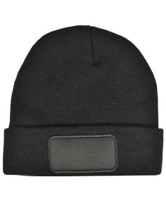 P-1451-Knitted Hat With Patch