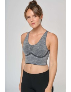 P-PA031-LADIES' SEAMLESS ADJUSTABLE SPORTS BRA