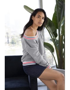 A-AAHVT4397-WOMEN'S HEAVY TERRY SPORT SWEATSHIRT