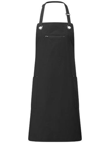 P-PR121-'Barley' Contrast Stitch Sustainable Bib Apron