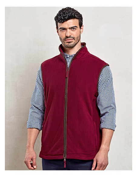 P-PR803-Mens Artisan Fleece Gilet