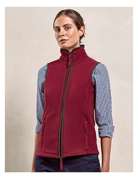 P-PR804-Womens Artisan Fleece Gilet