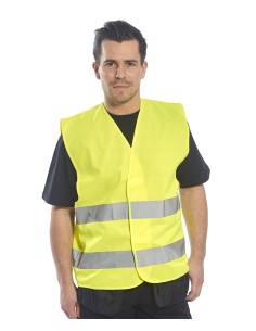 P-PW333-Gilet de haute visibilité à deux bandes (C474) EN ISO 20471 CLASSE 2