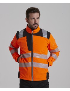 P-T402-Softshell Haute-Visibilité PW3