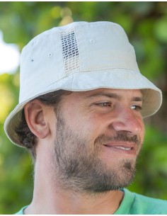 R-RC045X-Deluxe Washed Cotton Bucket Hat With Side Mesh Panels