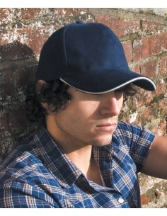 R-RC25P-Casquette de coton robuste de style pro