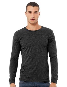 B-3501CVC-Unisex Heather CVC Long Sleeve Tee