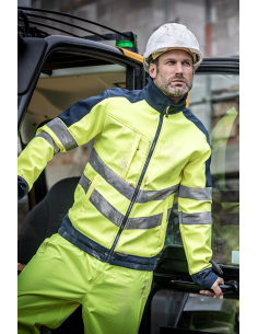 R-RETRA625-HI-VIS PRO 3 LAYER SOFTSHELL