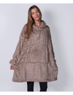 R-RI004-Le sweat à capuche Ribbon en tissu polaire
