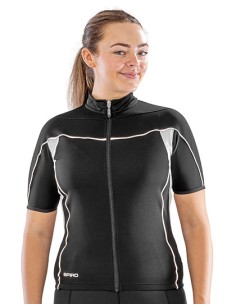 R-S188F-Womens Bikewear Full Zip Performance Top