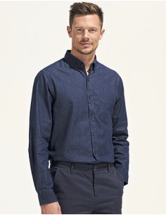 S-02100-Mens Denim Shirt Barry