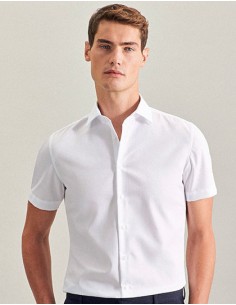 S-021001-241601-Mens Shirt Shaped Fit Short Sleeve