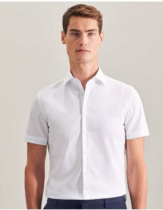 S-666261-676521-Mens Shirt Slim Fit Short Sleeve