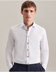 S-693690-Mens Shirt Poplin Slim Fit Long Sleeve