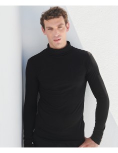 S-SF125-Mens Feel Good Stretch Roll Neck Top