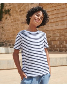 S-SM202-Kids Striped T