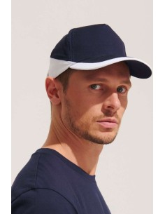 S-SO00595-SOL'S BOOSTER - 5 PANEL CONTRASTED CAP
