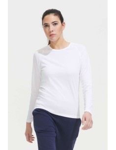 S-SO02072-SOL'S SPORTY LSL WOMEN - LONG SLEEVE SPORTS T-SHIRT