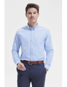 S-SO02920-SOL'S BOSTON FIT - LONG SLEEVE OXFORD MEN'S SHIRT