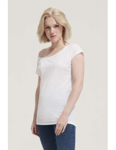 S-SO11398-SOL'S MARYLIN - WOMEN’S SHORT SLEEVE LONG KIMONO T-SHIRT