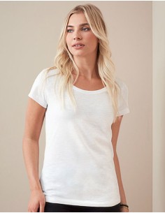 S-ST9500-Sharon Slub Crew Neck Women