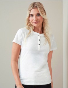 S-ST9530-Sharon Henley T-Shirt Women