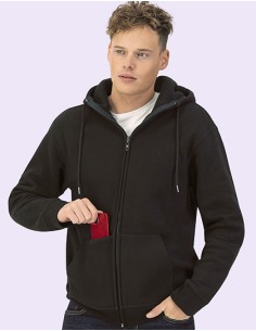 S-SW240-Organic Cotton Unisex Sweat Jacket