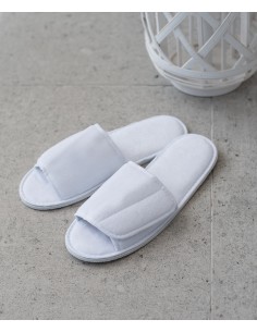 T-TC067-Open Toe Slipper With Hook And Loop Fastening