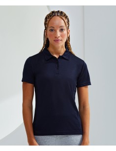 T-TR022-Polo à empiècements TriDri® pour femmes