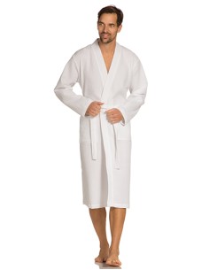 V-Wellington-Piqué Bathrobe Wellington